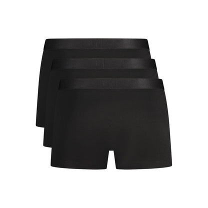 Hugo Boss Black Cotton Men's Boxer Shorts - Tri-Pack