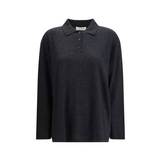 Lisa Yang Gray Cotton Sweatshirt - Caisa Sweater