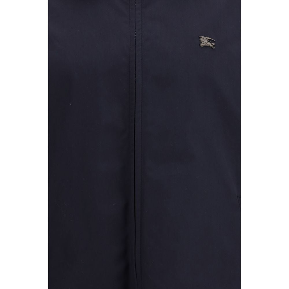 Burberry Blue Reversible Check Lightweight Jacket