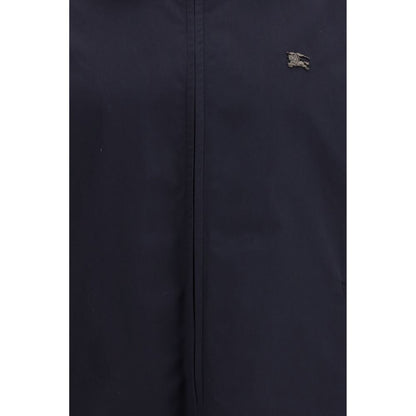 Burberry Blue Reversible Check Lightweight Jacket