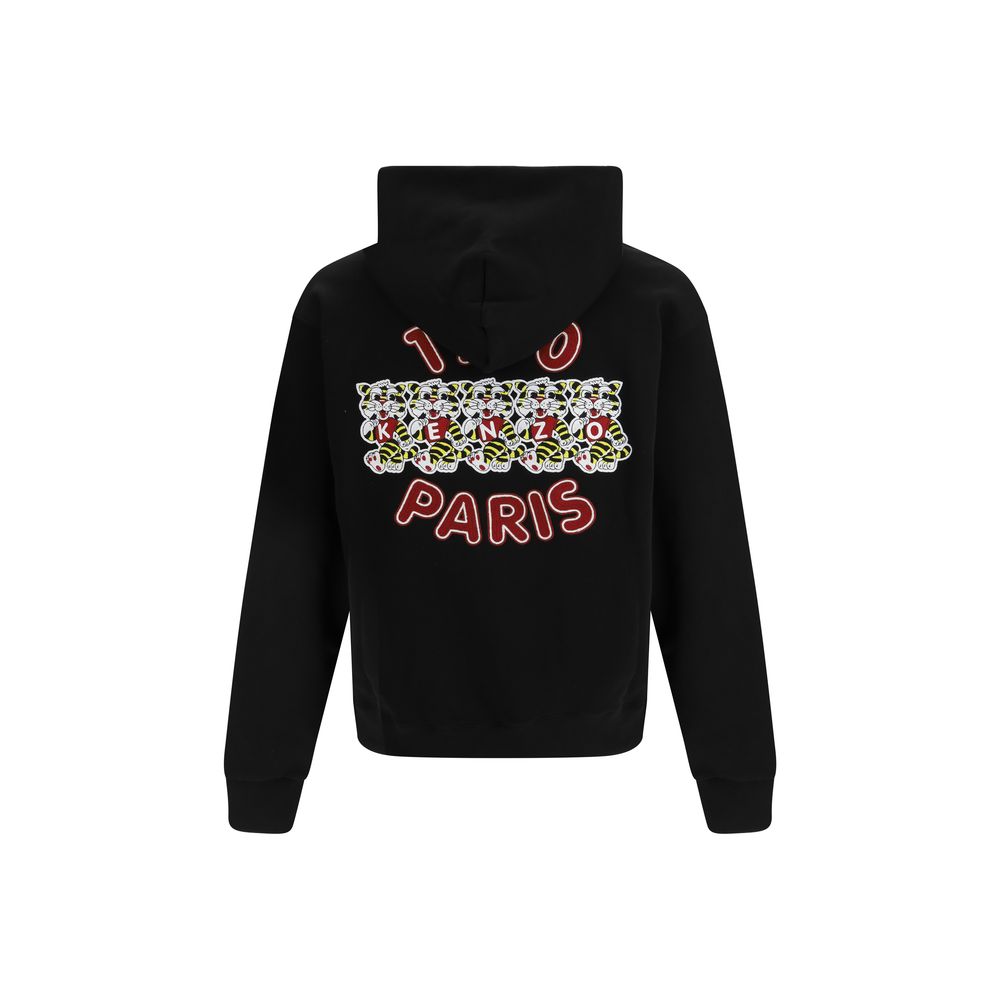 Kenzo Black Cotton Sweatshirt - KENZO Wild Tiger Collection