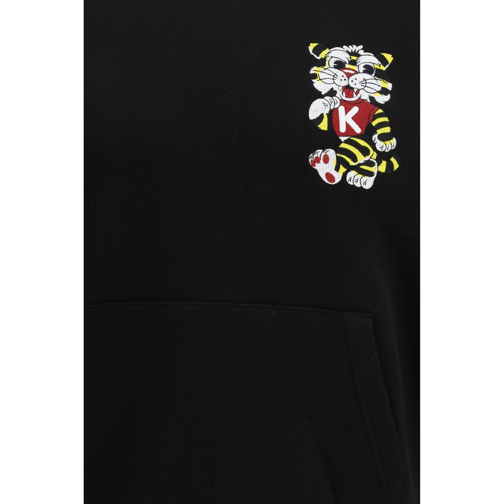 Kenzo Black Cotton Sweatshirt - KENZO Wild Tiger Collection