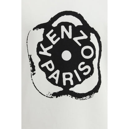 Kenzo Boke Flower 2.0 White Cotton Sweatshirt