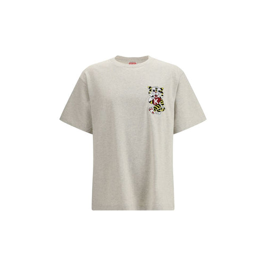 Kenzo Gray Cotton Sportswear Oversized T-Shirt