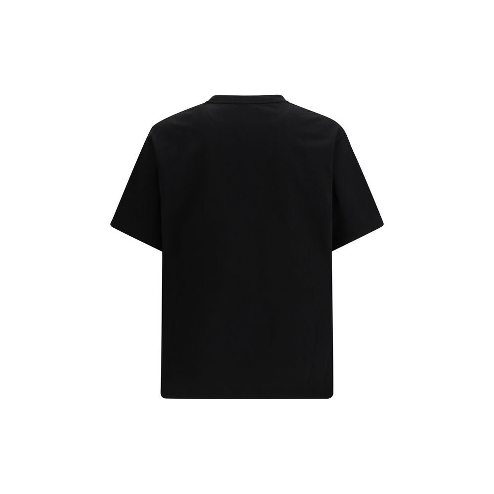 Kenzo Black Cotton Oversized T-Shirt with Wild Tiger Motif