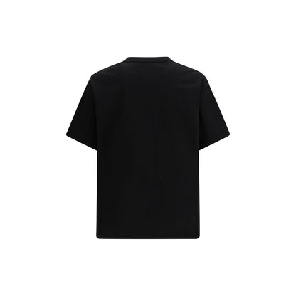 Kenzo Black Cotton Oversized T-Shirt with Wild Tiger Motif