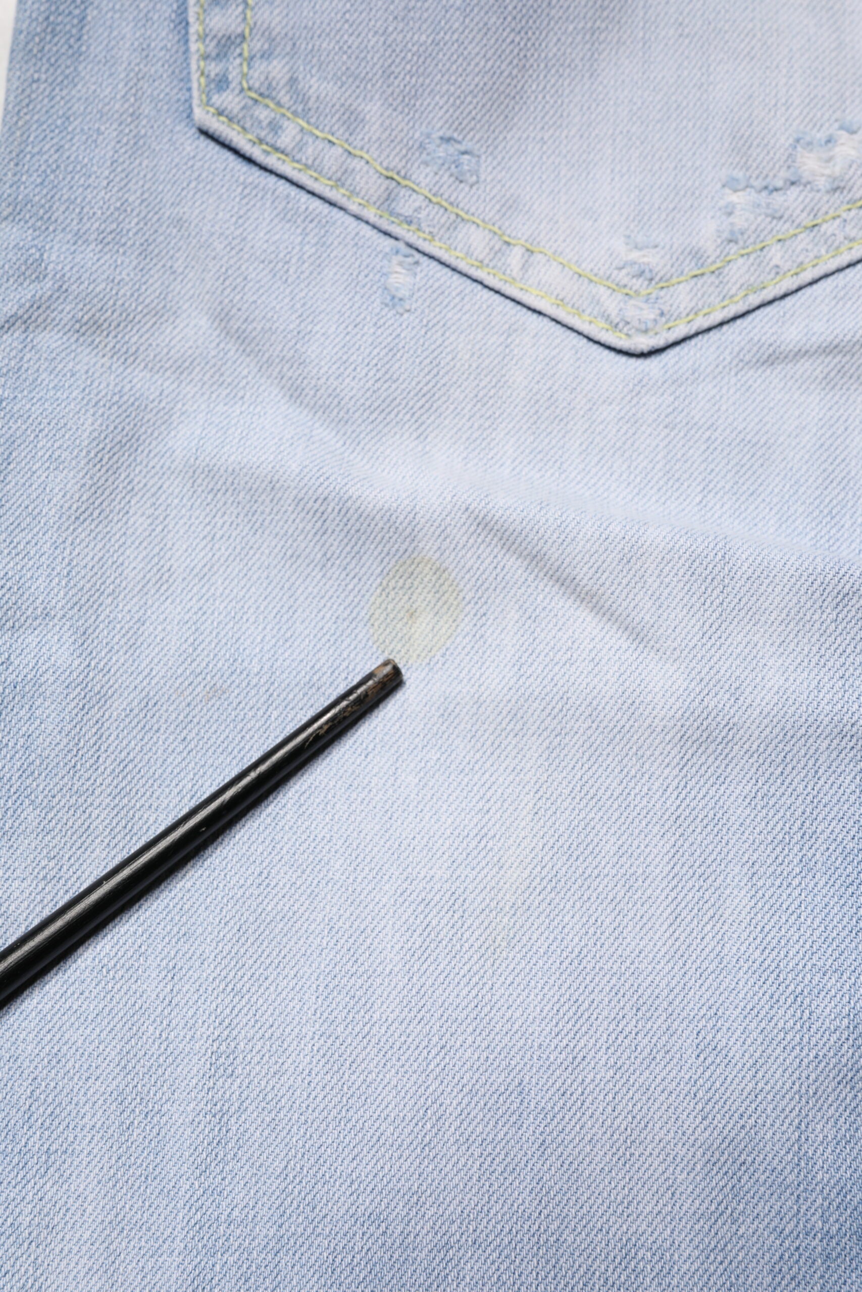 Dondup Light Blue Cotton Stretch Straight Denim Trouser Jeans