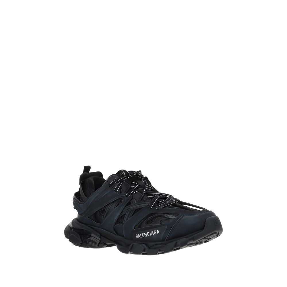 Balenciaga Black Polyester Track Sneakers
