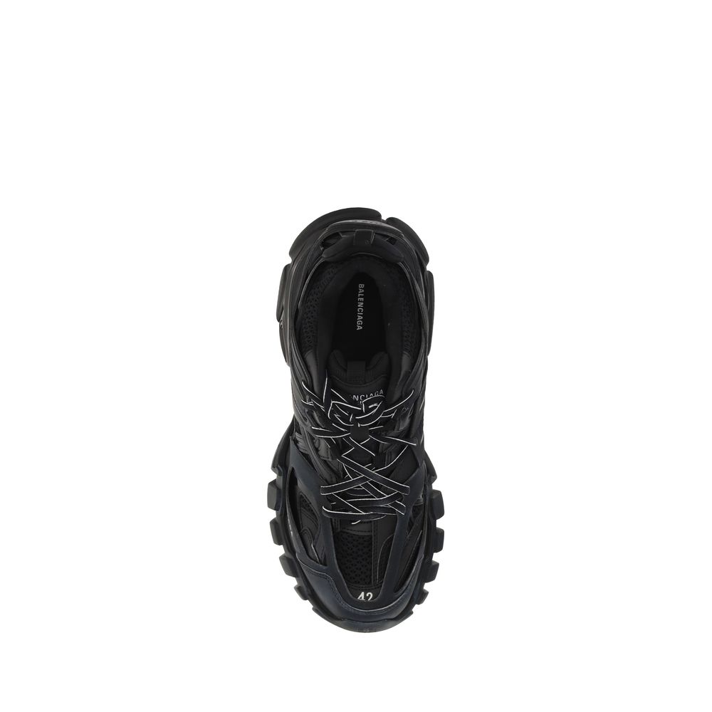 Balenciaga Black Polyester Track Sneakers