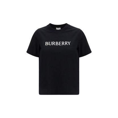 Burberry Black Cotton Logo T-Shirt