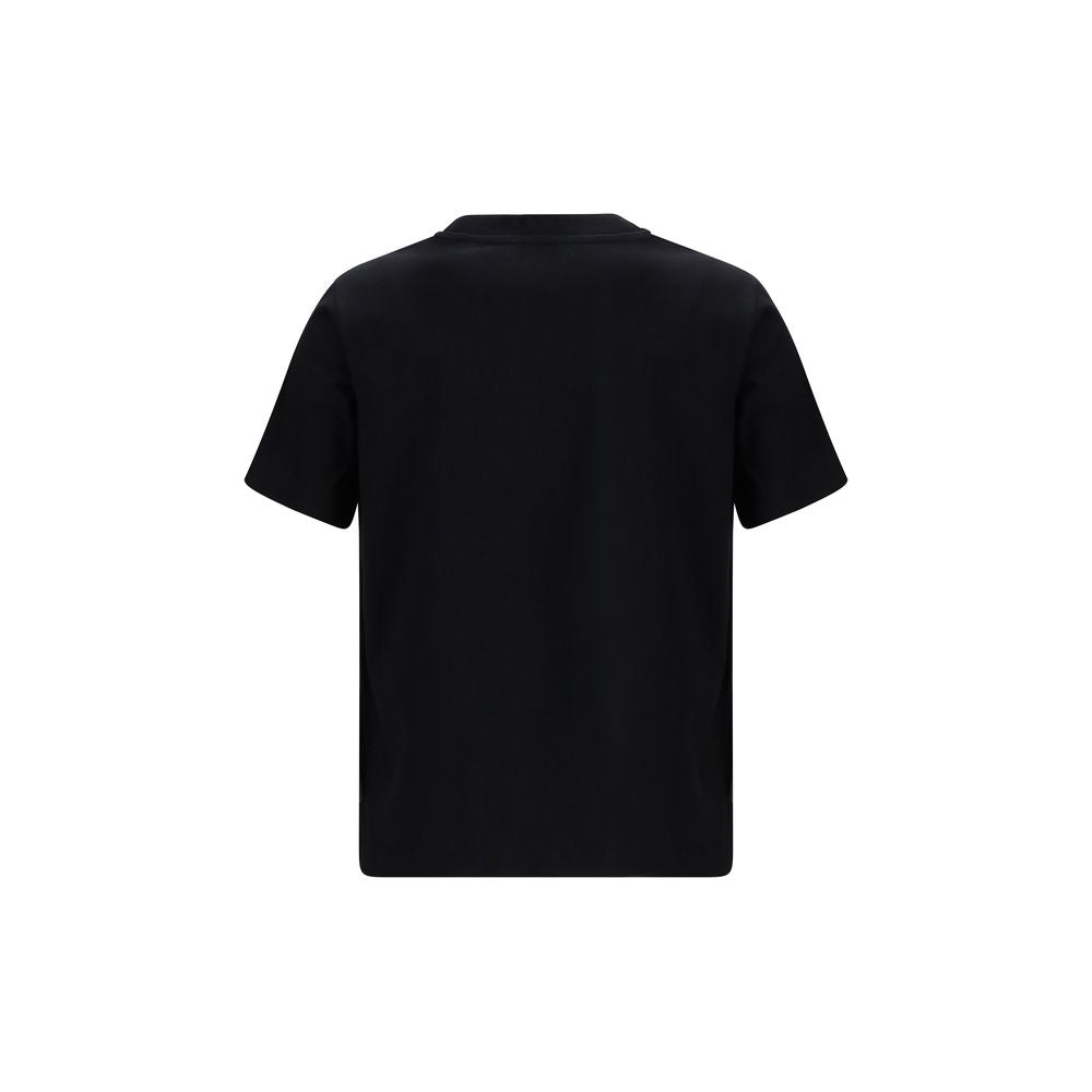 Burberry Black Cotton Logo T-Shirt