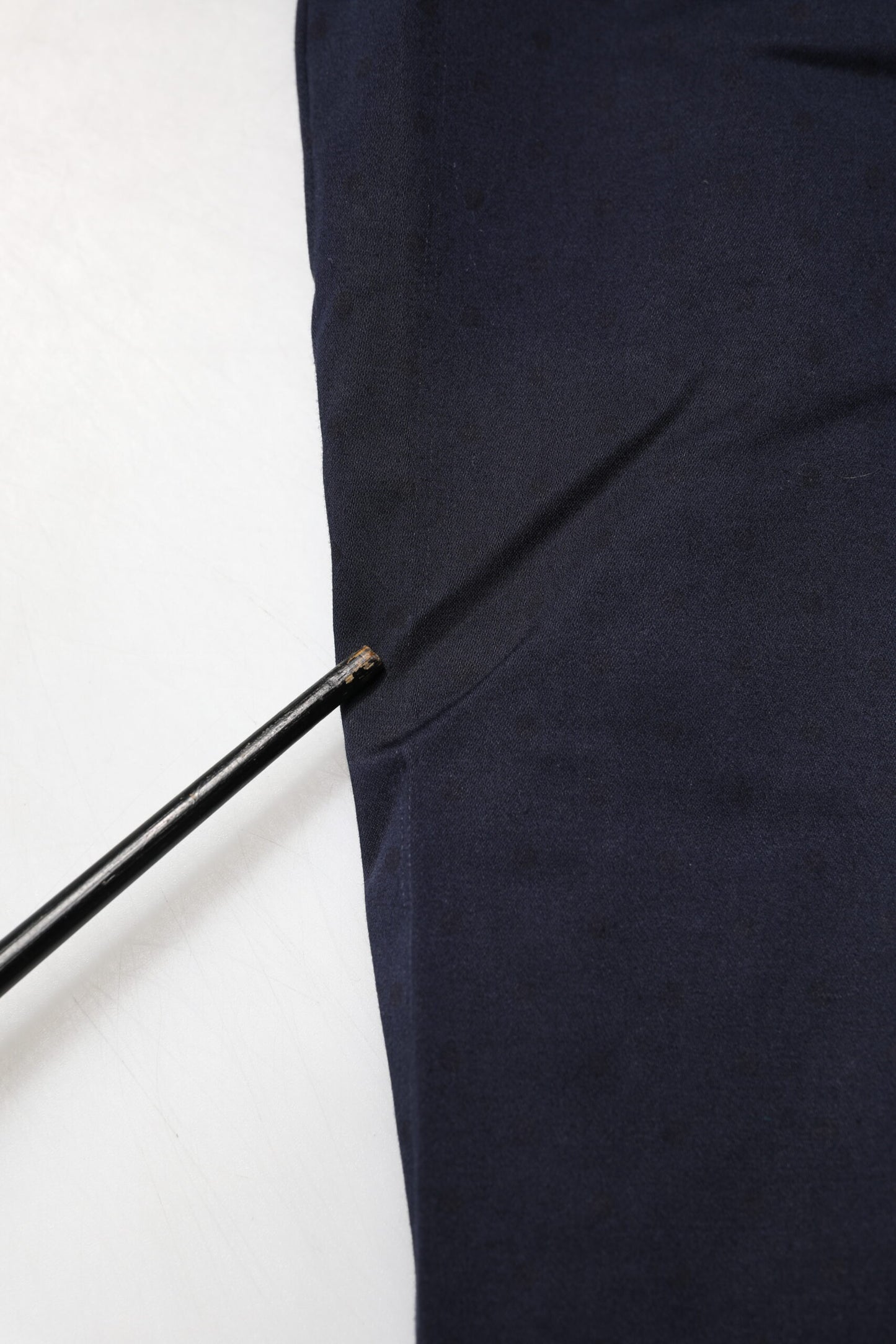 Domenico Tagliente Navy Blue Straight Chino Mid Waist Pants