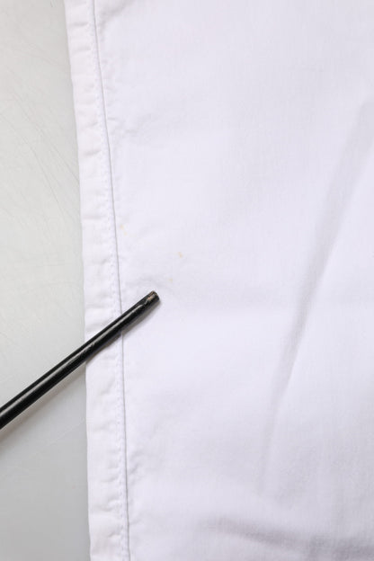 Roy Roger's White Low Waist Bootcut Flared Denim Trouser Jeans