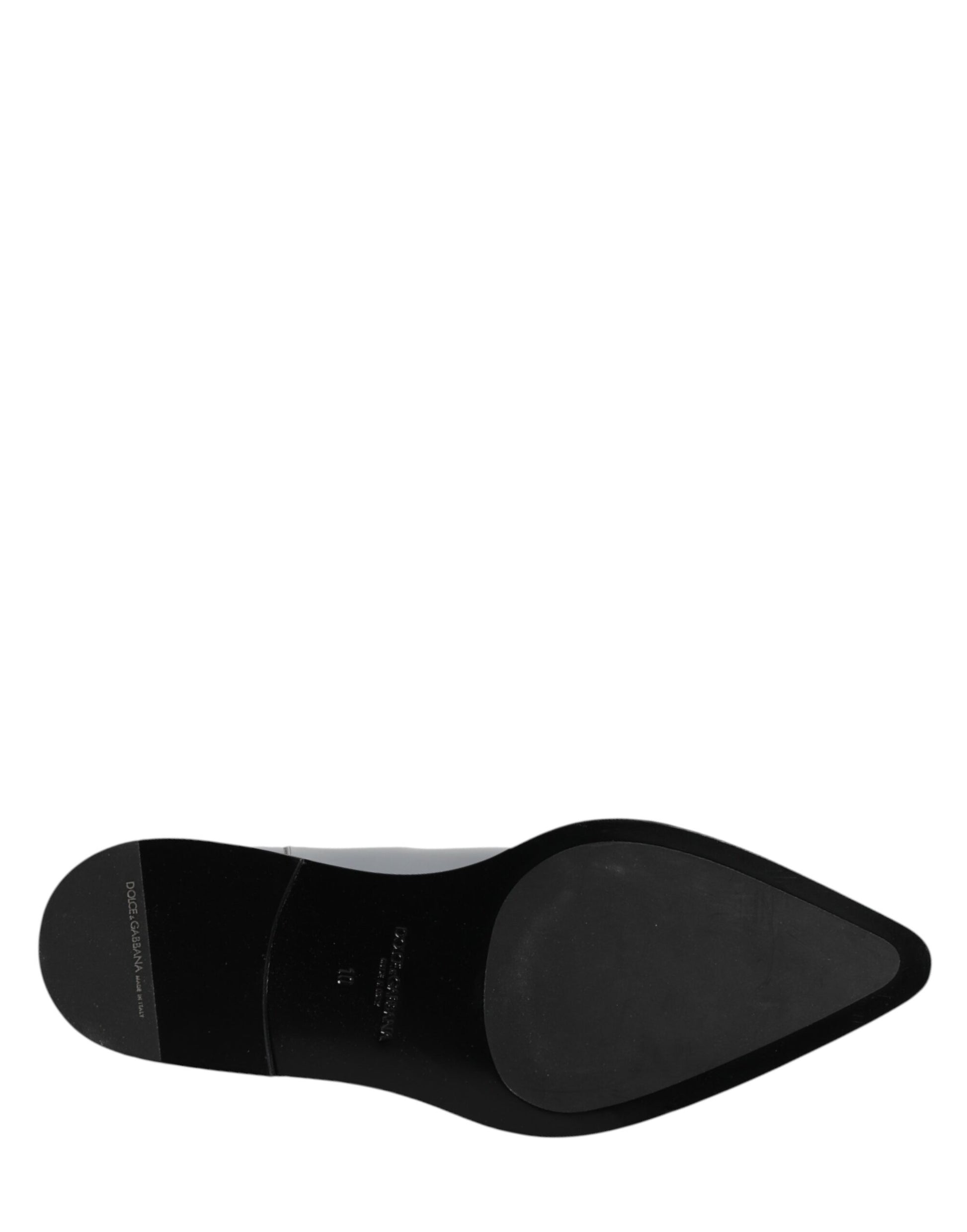 Dolce & Gabbana Light Gray Chelsea Short Ankle Boots