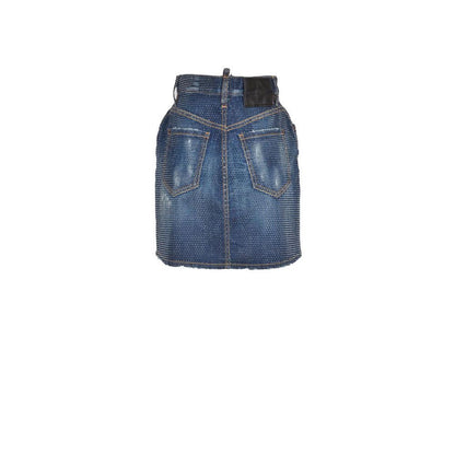 Dsquared² Blue Denim Skirt