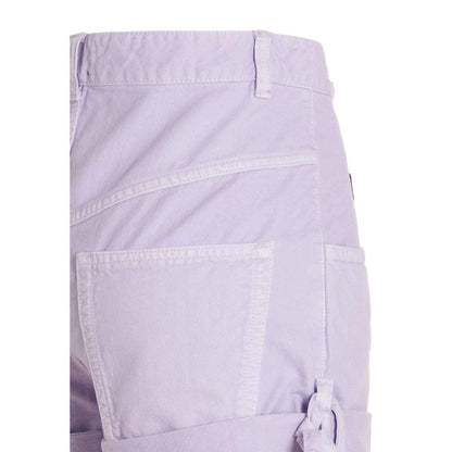 Isabel Marant Naesqui Lilac High Waisted Denim Shorts
