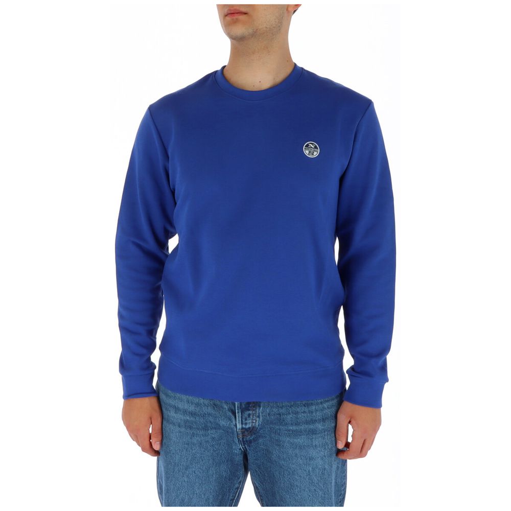 North Sails Blue Cotton Sweatshirt for Men
