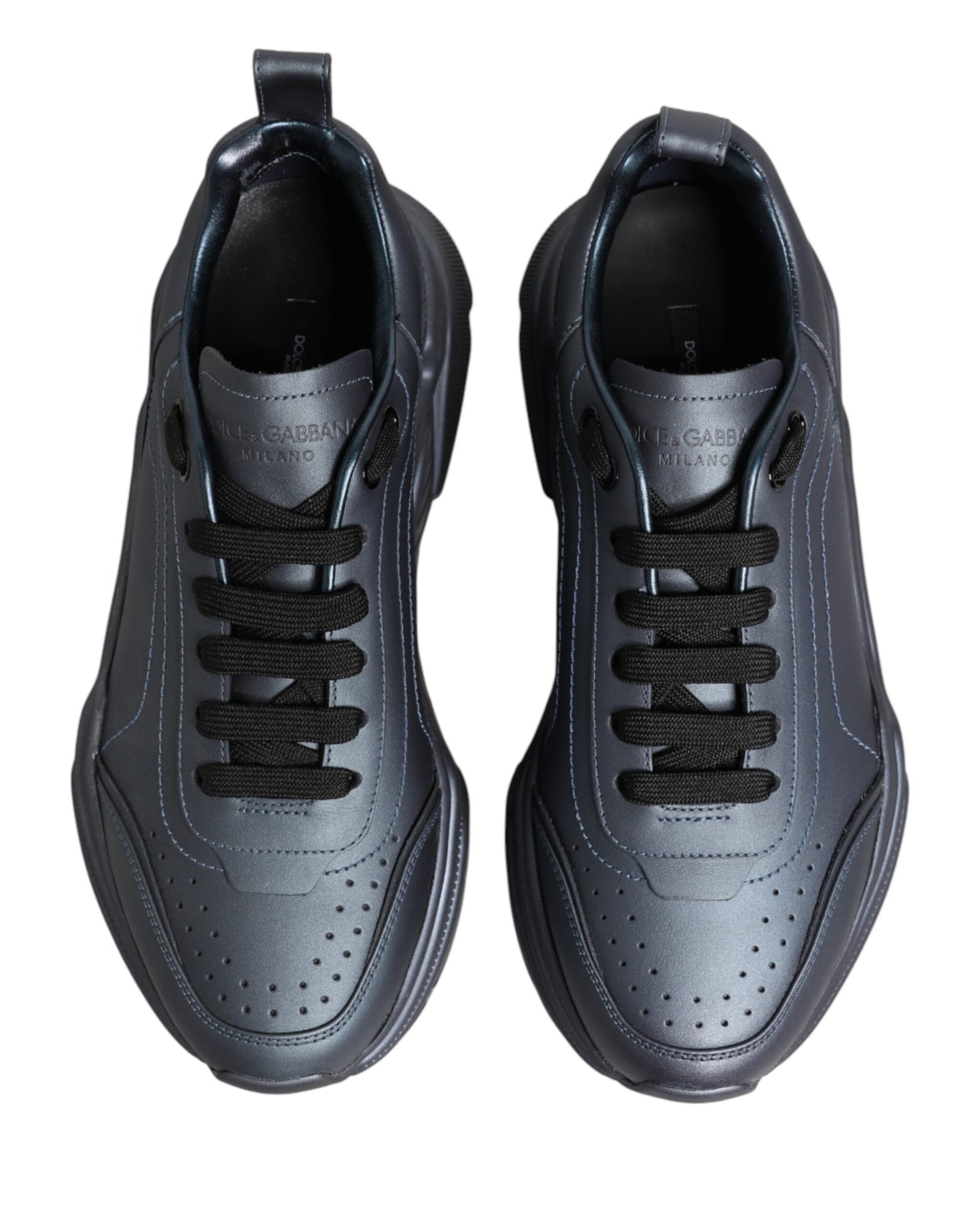 Dolce & Gabbana Blueish Gray Daymaster Low Top Sneakers