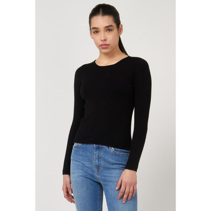 GAS Black Viscose Sweatshirt
