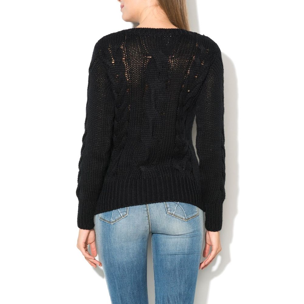GAS Black Wool Sweatshirt