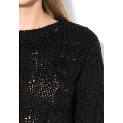 GAS Black Wool Sweatshirt