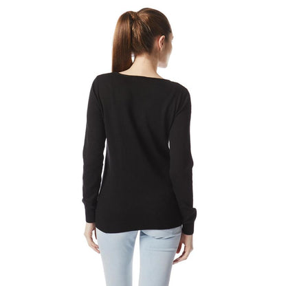 GAS Black Cotton Sweatshirt - Luxe Comfort Redefined