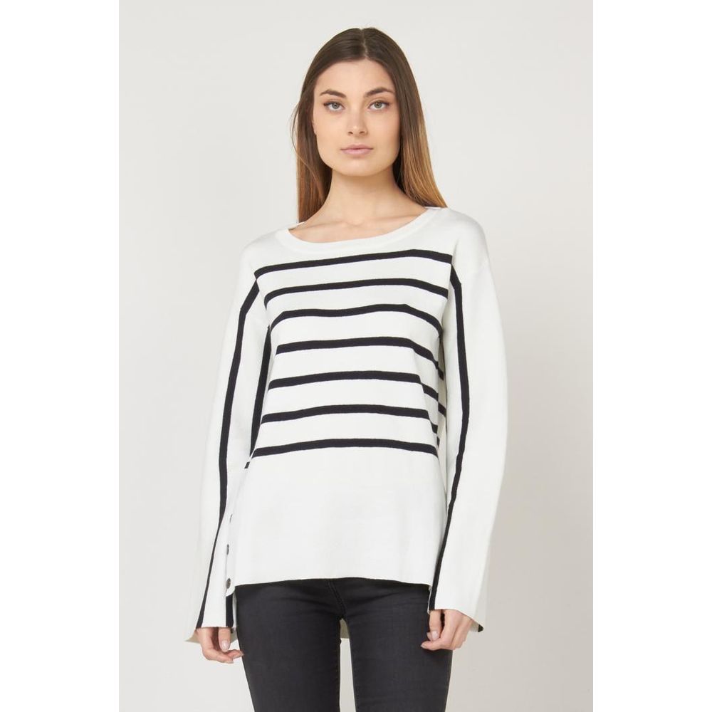 GAS White Wool Sweatshirt - White Ice Jumper