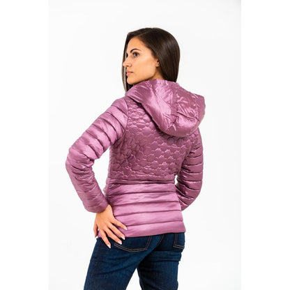 GAS Pink Polyester Parka - Stylish Rose Down Jacket
