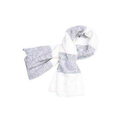 GAS White Marabou Scarf - Luxurious White Ice Wrap