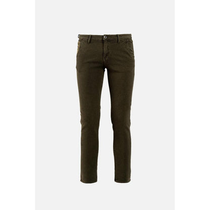 GAS Brown Cotton Jeans Denim - Elmwood Fit