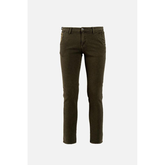 GAS Brown Cotton Jeans Denim - Elmwood Fit