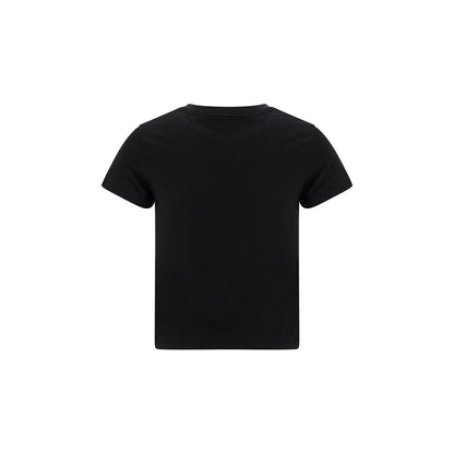 Kenzo Black Cotton T-Shirt with Wild Tiger Design