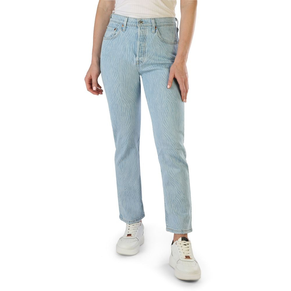 Levi's Blue Elastane Jeans for Women