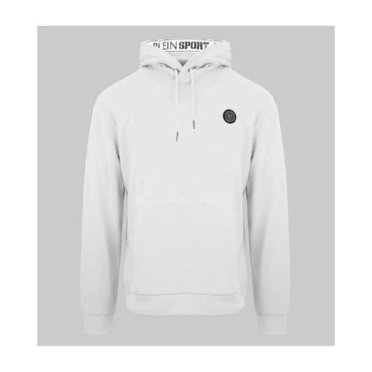 Plein Sport White Cotton Sweatshirt for Men