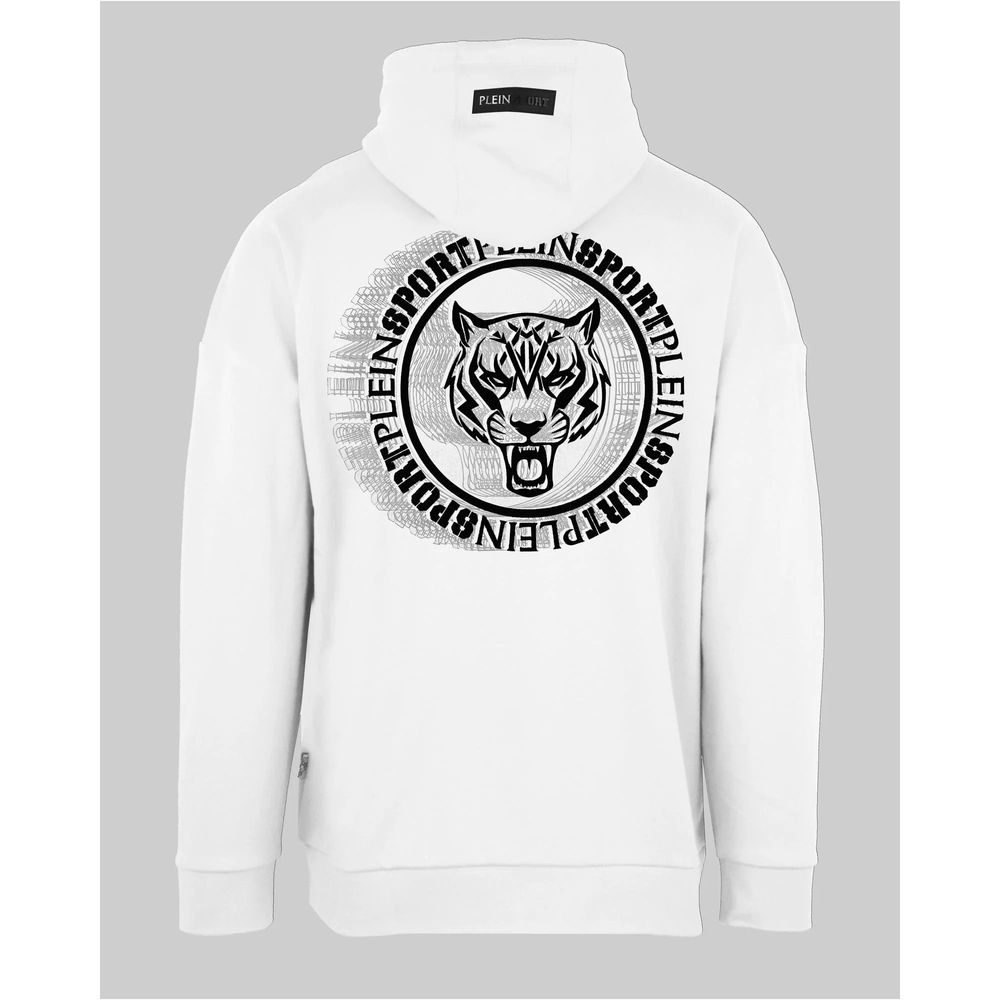 Plein Sport White Cotton Sweatshirt for Men
