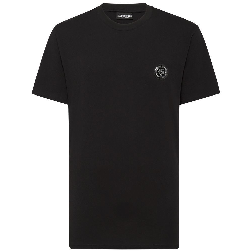 Plein Sport Black Cotton Sportswear T-Shirt