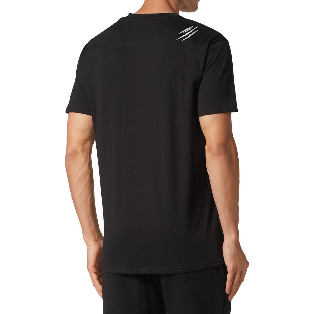 Plein Sport Black Cotton Sportswear T-Shirt