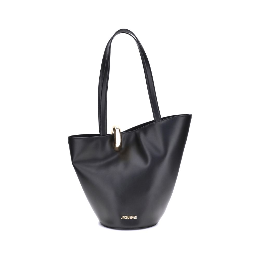 Jacquemus Black Large La Bambola Bucket Bag