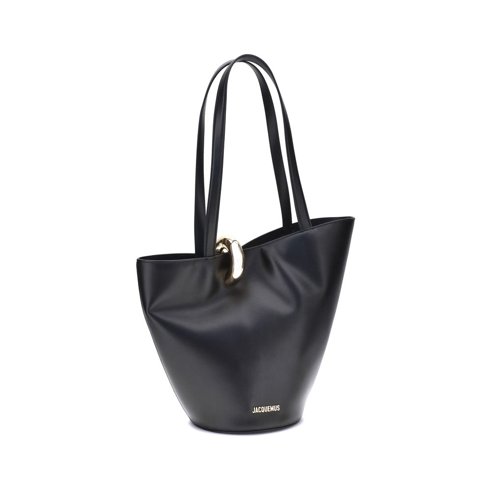 Jacquemus Black Large La Bambola Bucket Bag