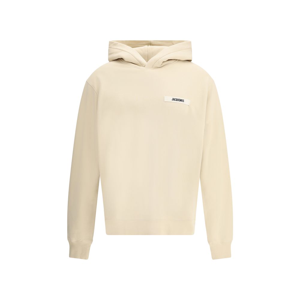 Jacquemus Beige Cotton Hooded Sweatshirt