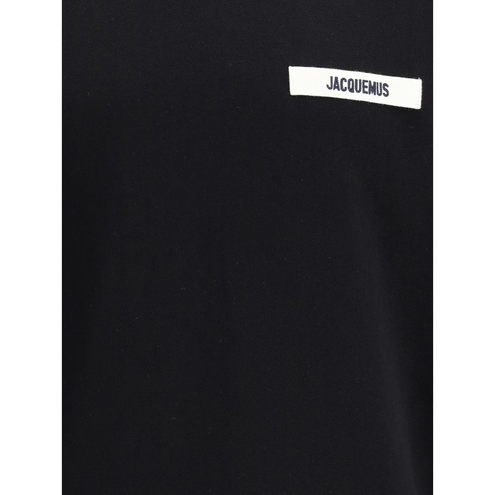 Jacquemus Black Cotton Hooded Sweatshirt