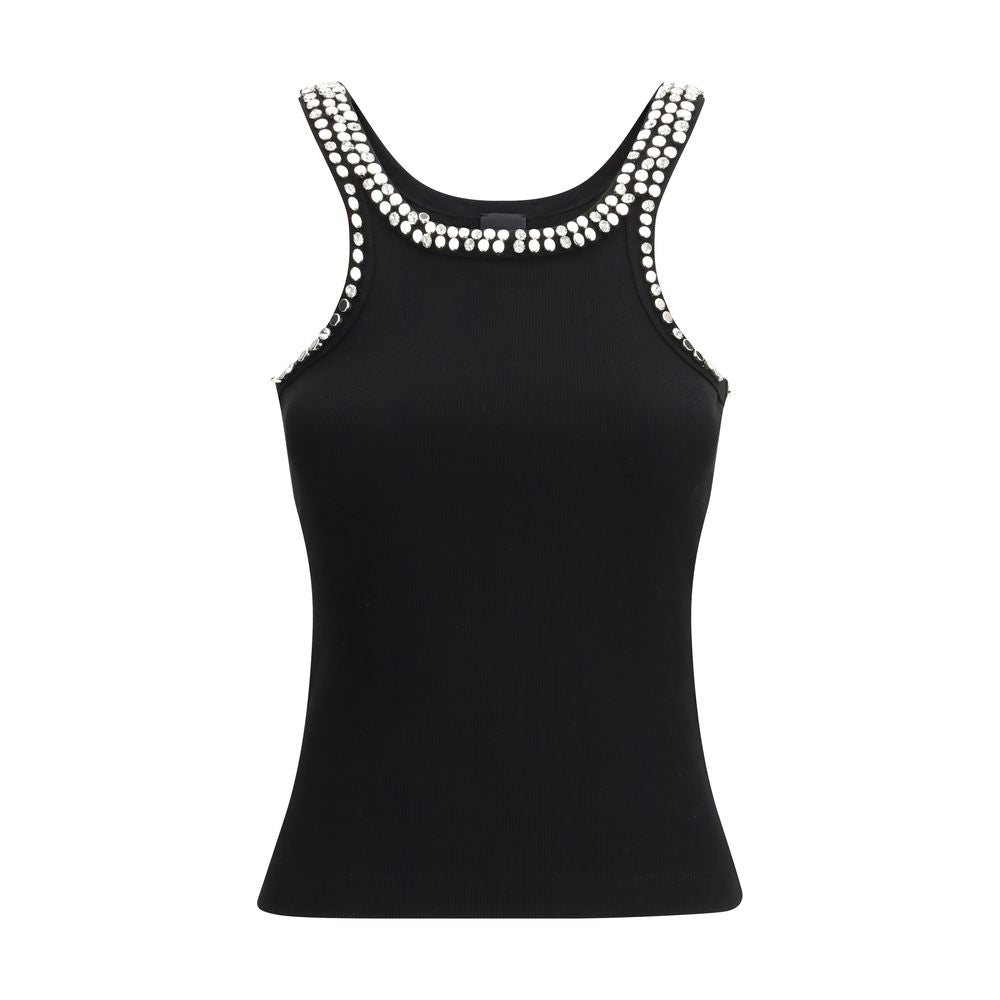 PINKO Coriandoli Black Cotton Top