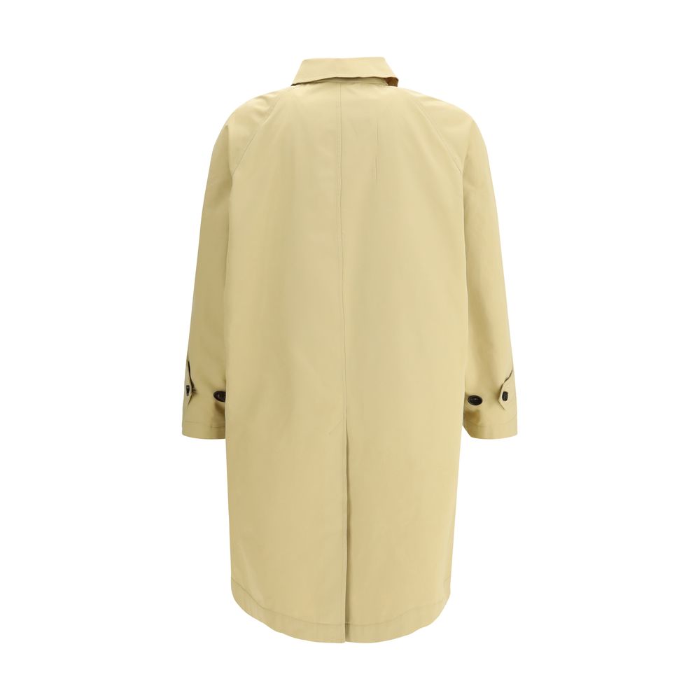 Burberry Beige Cotton Car Coat