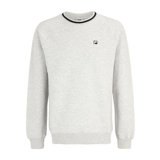 Fila Gray Cotton Sweatshirt - Elevate Your Casual Style