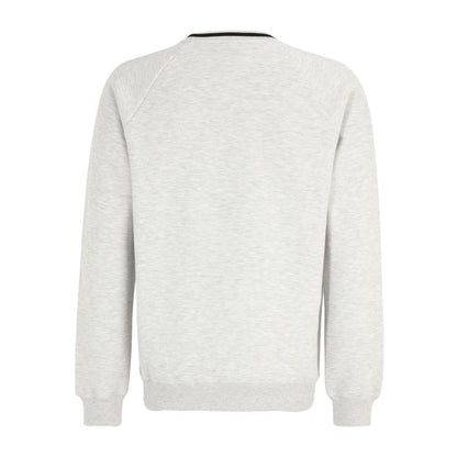 Fila Gray Cotton Sweatshirt - Elevate Your Casual Style