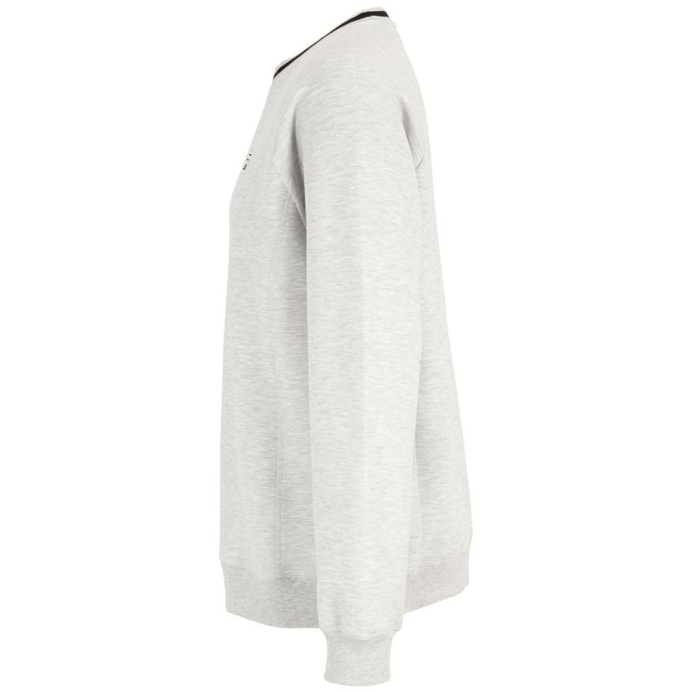Fila Gray Cotton Sweatshirt - Elevate Your Casual Style