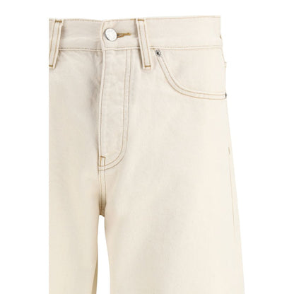 Sunflower Cream Cotton Relaxed Fit Jeans