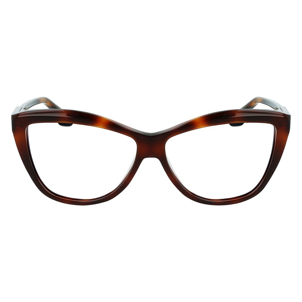Victoria Beckham Women's Optical Glasses – Brown Square Frame, 57mm