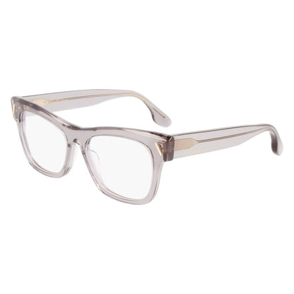 Victoria Beckham Gray Acetate Glasses – Square Frame, 51mm