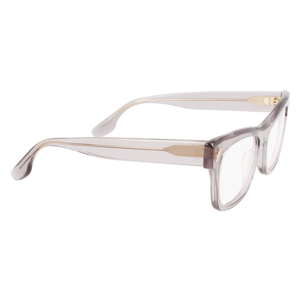 Victoria Beckham Gray Acetate Glasses – Square Frame, 51mm